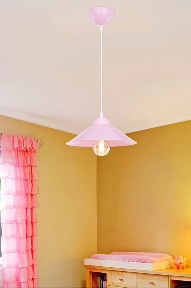 Mercan Pembe Tekli Sarkıt Avize - 5