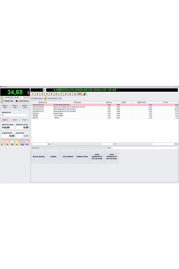 Barkodlu Satış Programı & Market Programı - 1