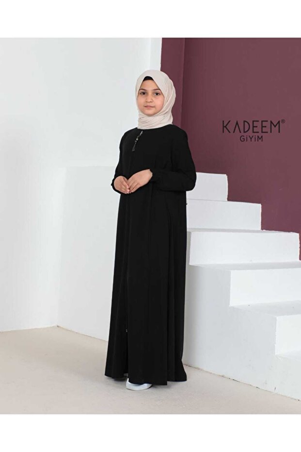 Children's Honeycomb Crepe Black Mevlana Ferace