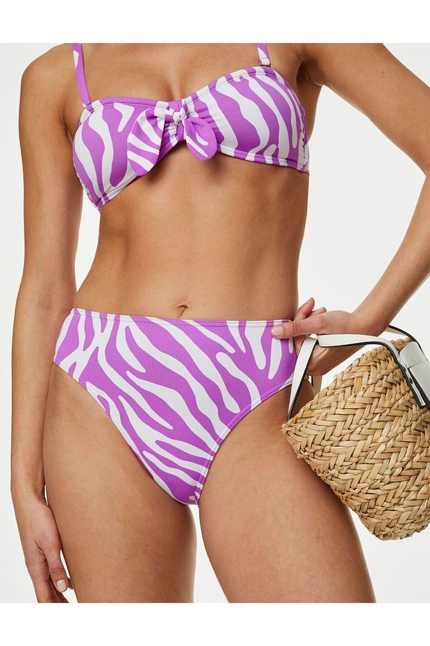 Regular Fit Yüksek Bel Bikini Altı - 1