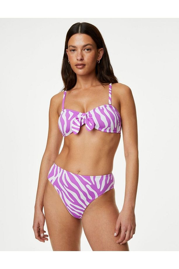 Regular Fit Yüksek Bel Bikini Altı - 3