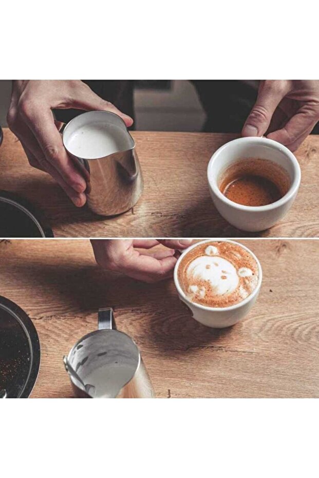 Süt Potu Barista Pitcher - Paslanmaz Çelik | 350 ml - 4