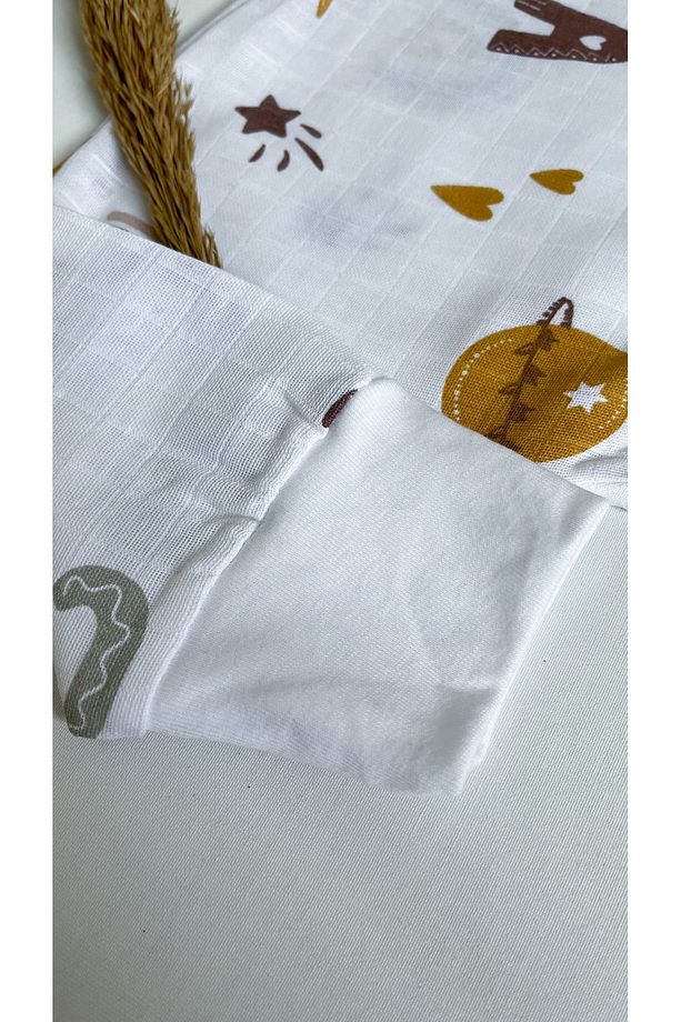 Müslin Kumaş Tek Katlı Yazlık Unisex 0,5 Tog Uyku Tulumu - 8