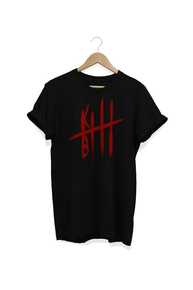 تي شيرت أسود مطبوع عليه Kill Bill Hattori Hanzo Sword
