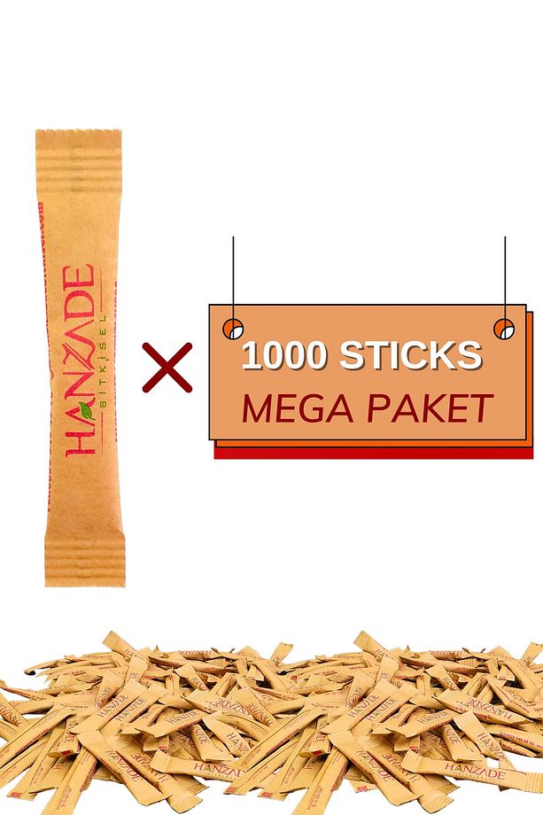 Stick Kahverengi Esmer Şeker 1000 Sticks 3gr x 1000 Adet - 1