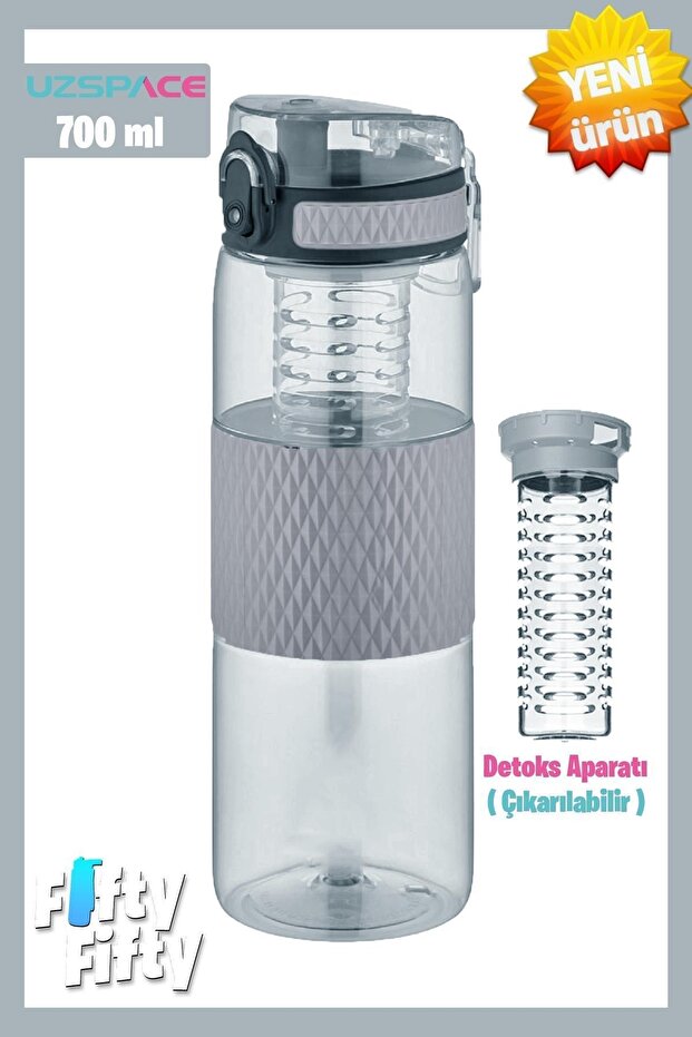 700ml Silicone Body Tritan Water Bottle with Detox Apparatus