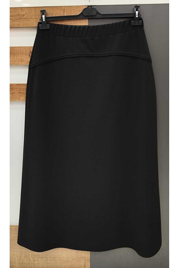 BİYE DETAIL SCUBA CREPE BELL SKIRT
