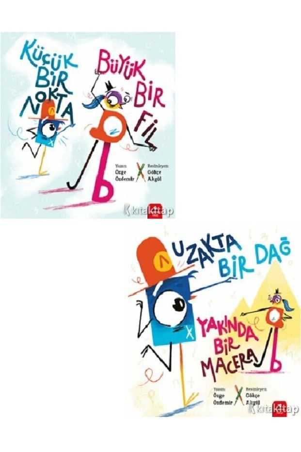 Küçük Bir Nokta , Büyük Bir Fil-Uzakta Bir Dağ , Yakında Bir Macera - Özge Özdemir 2 KİTAP SET