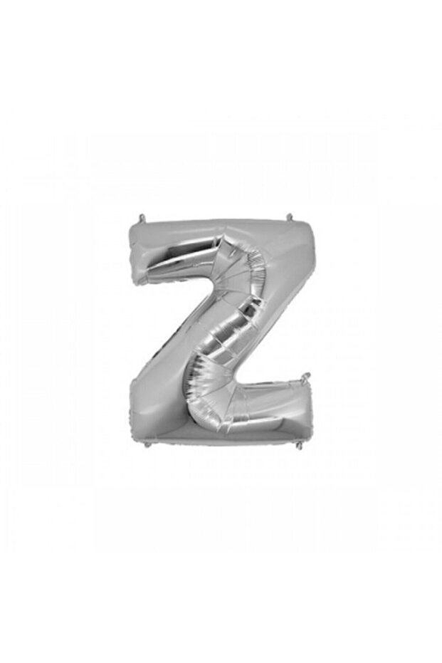بالون فويل حرف صغير مقاس 16 بوصة 35 سم فضي Z