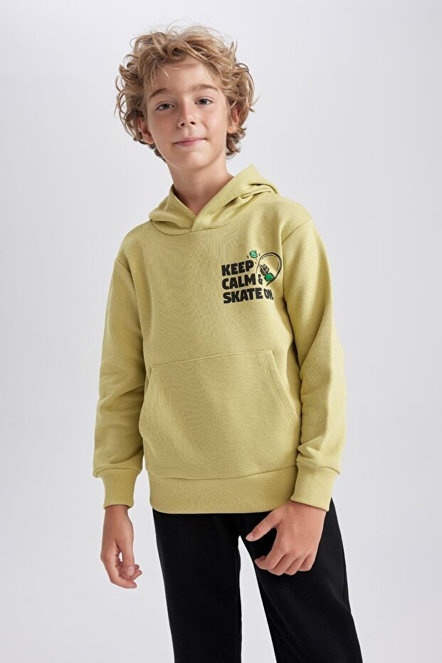 Boy's Printed Hooded Sweatshirt A8597a823au