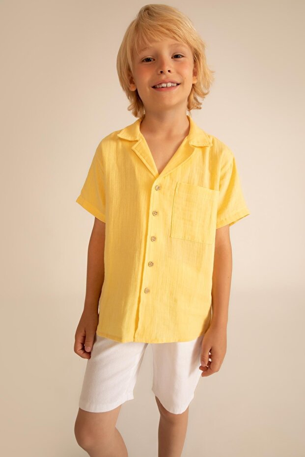 Erkek Çocuk Regular Fit Basic Bermuda - 2