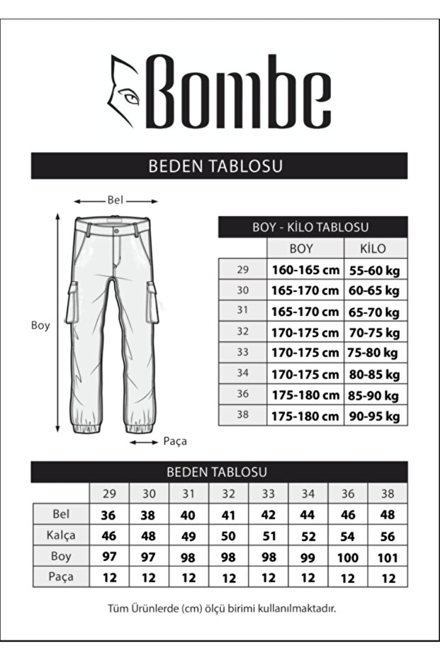 Erkek Kargo Pantolon Haki - 5