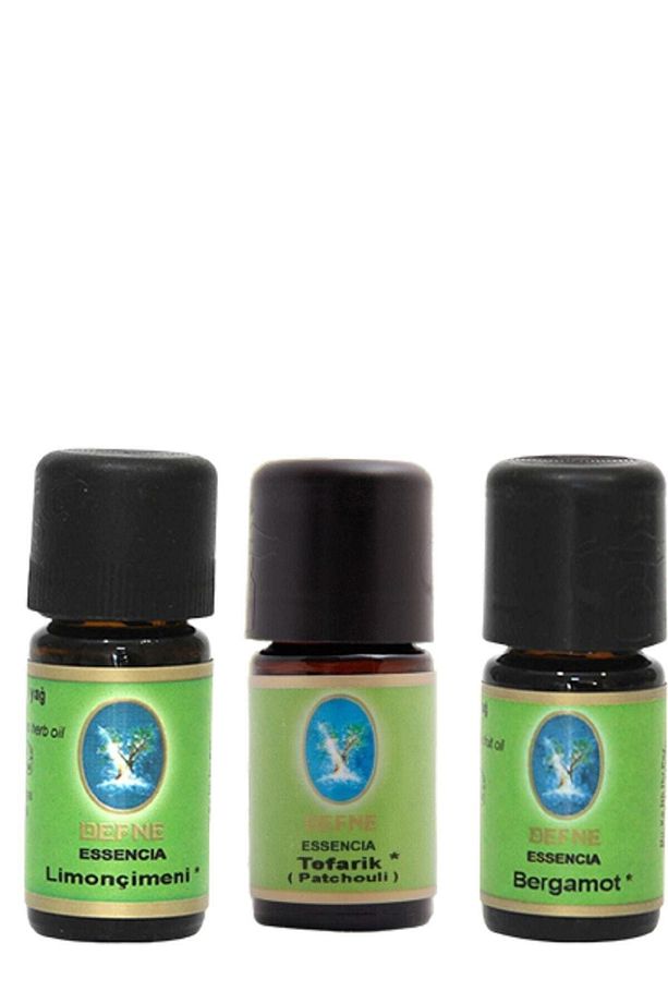 Defne Organik Limon Çimeni Yağı Bergamot Yağı Paçuli Tefarik Yağı 5 Ml. 3 'lü Paket - 1