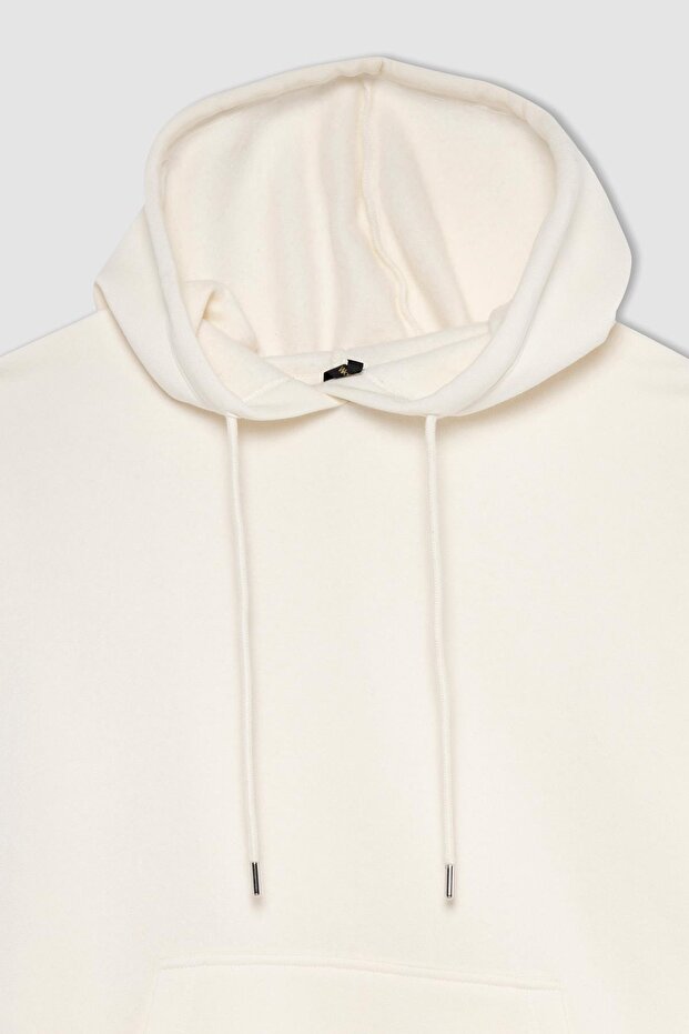 Relax Fit Kapüşonlu Sweatshirt - 7