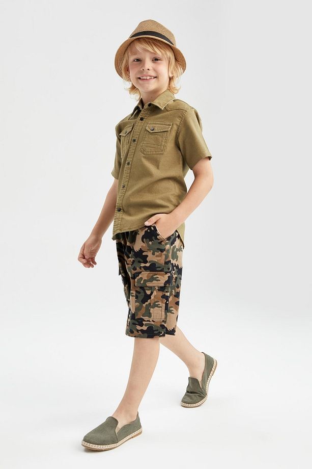 Erkek Çocuk Gabardin Şort - 1