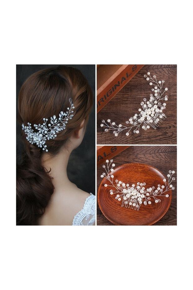 SCALLOPED Wedding, Wedding Henna Night Jewelry, Tiara, Accessory Bridal Crown, Bridal Hair Accessory, Bridal Hair