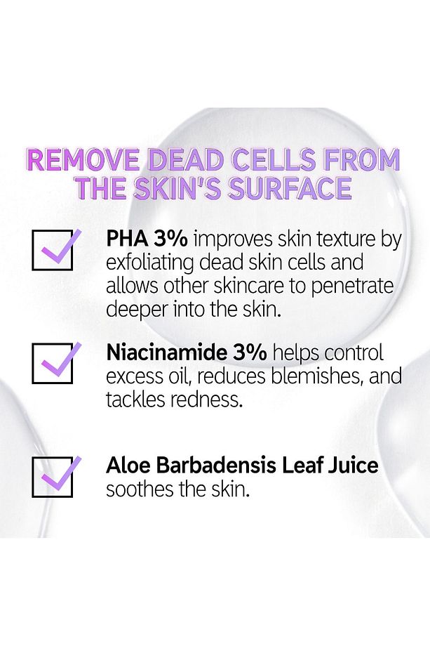 Polyhydroxy Acid (PHA) Gentle Exfoliating Toner 100 Ml - 3