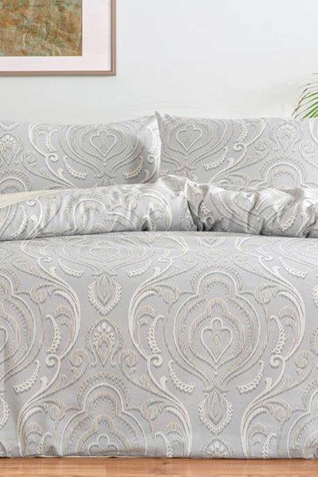 Nev Chic Duvet Cover Set Double Gray