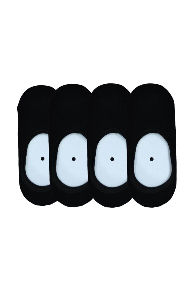 Children Ballerina Socks 4 Pairs Combed Cotton Toe Seamless Quality Silicone Tape Invisible Socks