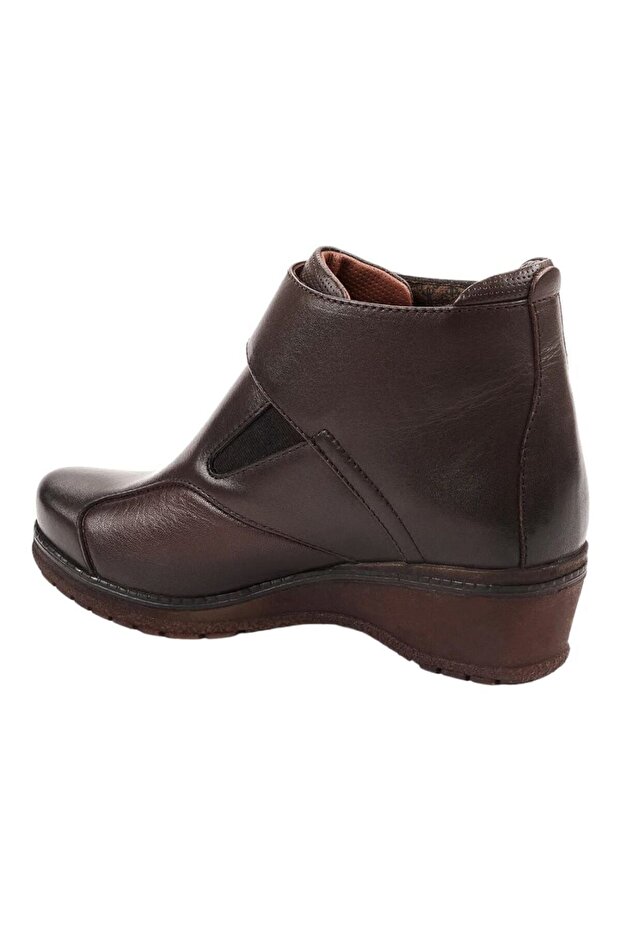 25651-K Vionic Kahve Kadın Comfort Deri Hallux Bot - 3