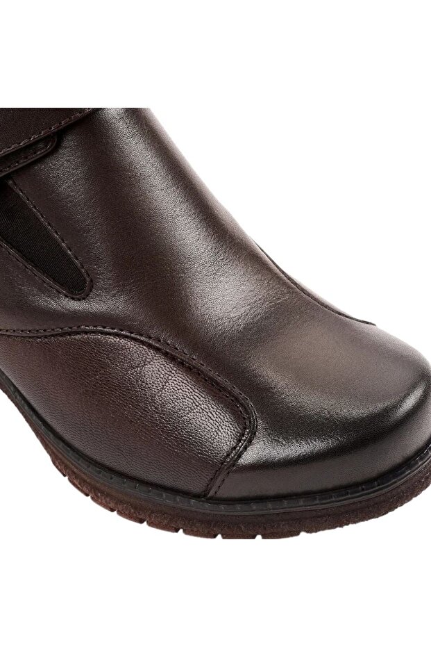 25651-K Vionic Kahve Kadın Comfort Deri Hallux Bot - 4