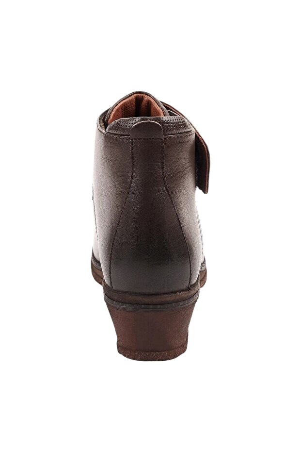 25651-K Vionic Kahve Kadın Comfort Deri Hallux Bot - 5