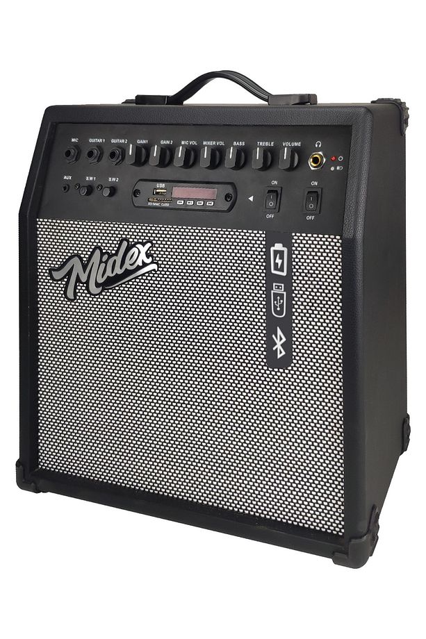 MGA-50USB-BT Elektro Gitar Amfisi 50 Watt USB Bluetooth Şarjlı 4 girişli - 4