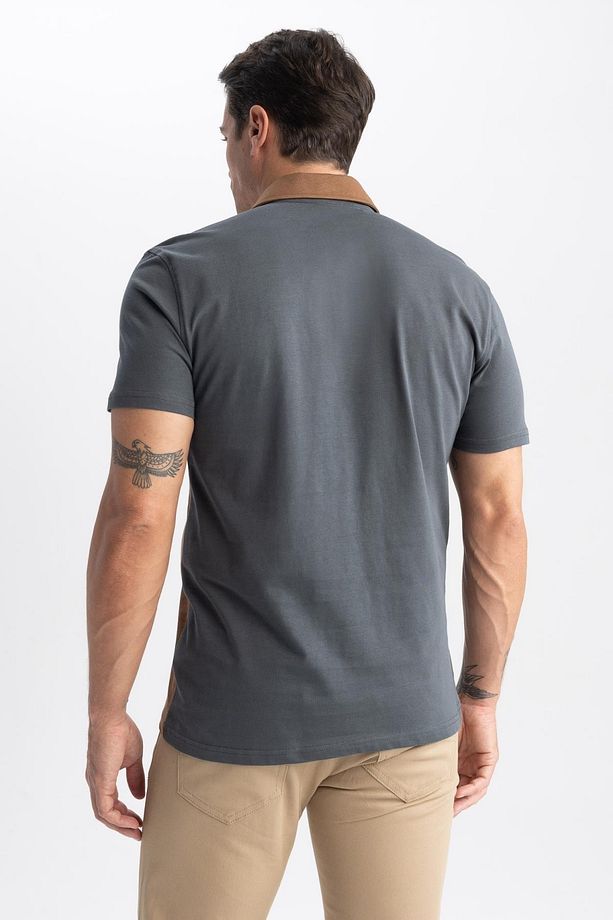 Discovery Lisanslı Regular Fit Polo Yaka Kısa Kollu %100 Pamuk Tişört - 7