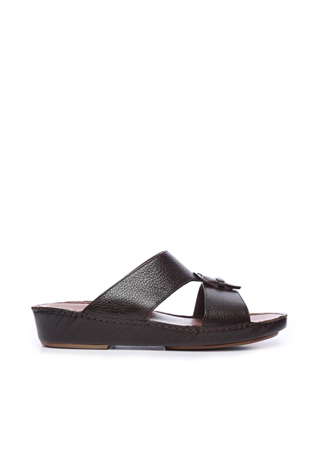 Men's Leather Slippers Slippers 374 3101 Erk Trlk Y19