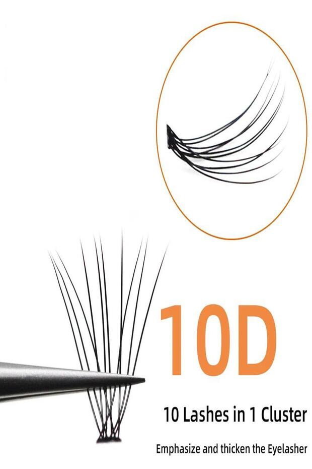10D Demet Tekli Takma Kirpik- 11MM - 8