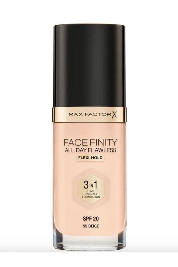 Fondöten - FaceFinity All Day Flawless Foundation 45 Warm Almond - 1