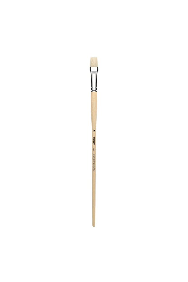 White Bristle Oil&Acrylic Brush 258 Series No: 14