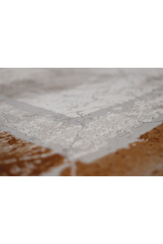 Aspendos Modern 4257t Gri-terra Akrilik Makina Halısı - 4