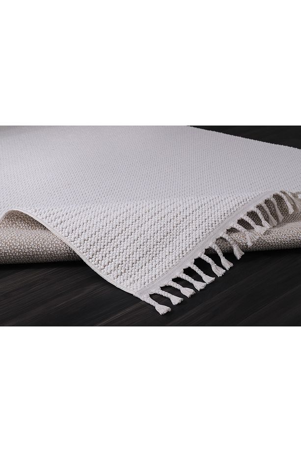 CARİNA 8326C BEYAZ-BEYAZ DEKORATİF MAKİNE HALISI - 2