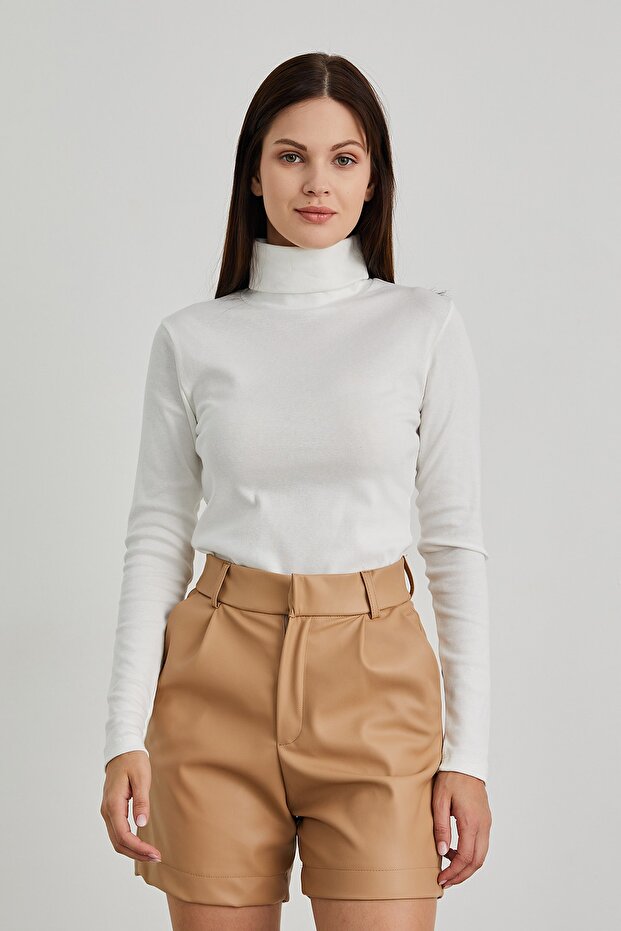 Turtleneck Blouse - 1