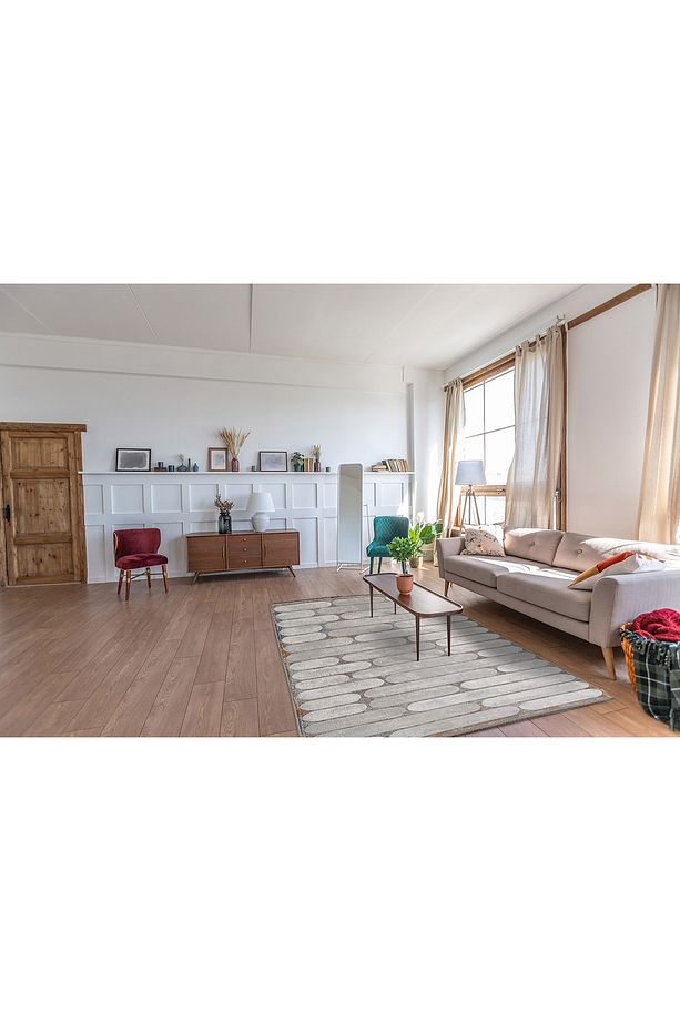 ROYAL HALI SERENITY JV11C MODERN DESENLİ GÜÇLÜ VE DİNAMİK TARZ TRİKO İLE DOKUNAN ÜST KALİTE HALI - 2
