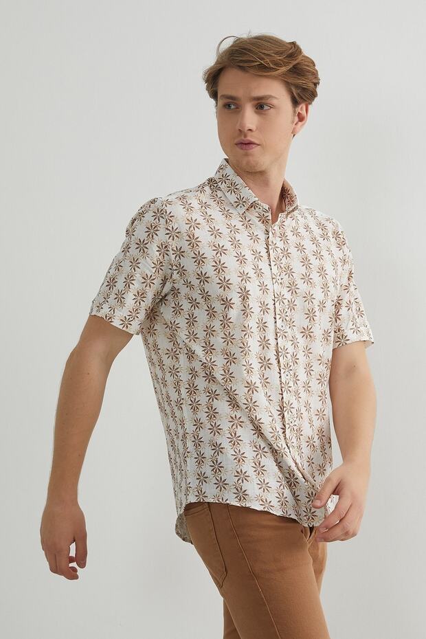 Desenli Gömlek - 1