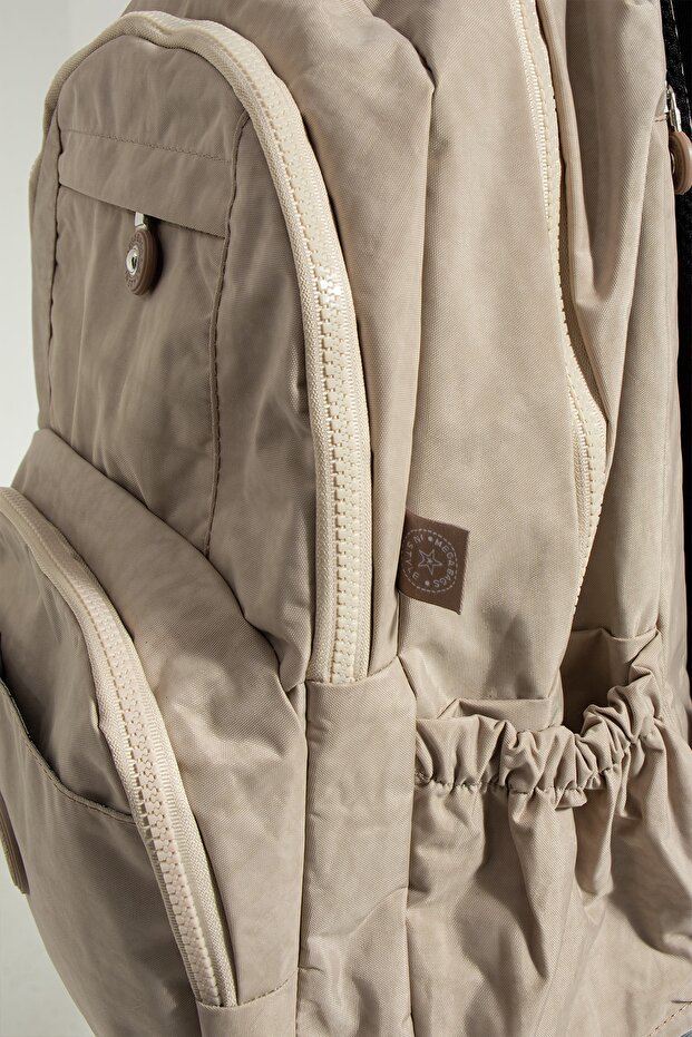 MEGA KREM KIPLING MULTI COMPARTMENT SCHOOL BAG AND DAILY BACKPACK - 6