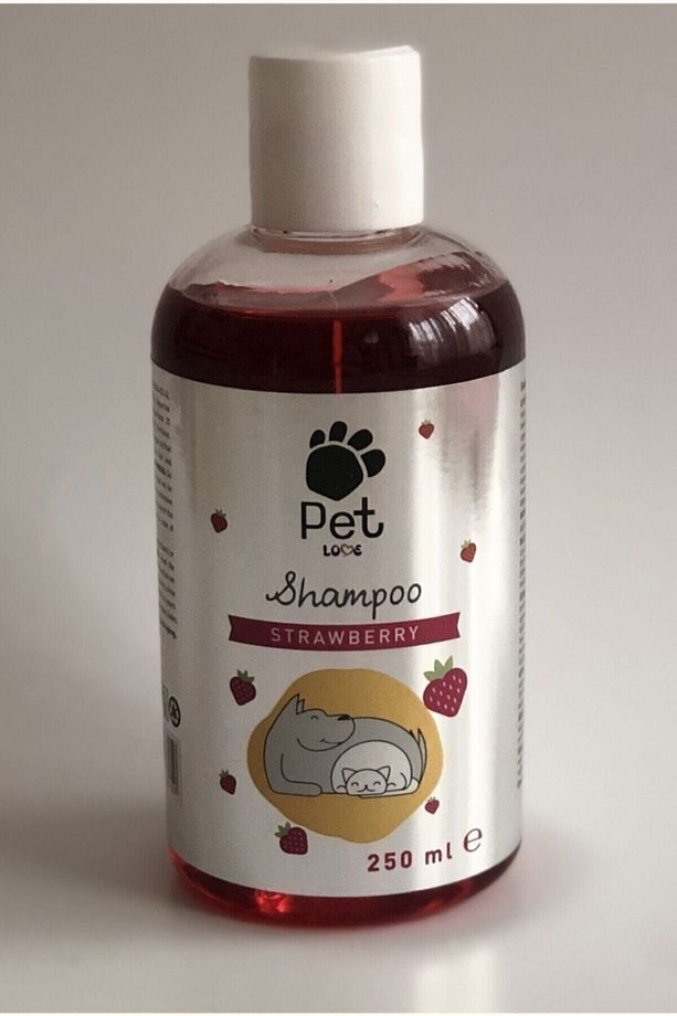 Kedi Köpek Evcil Hayvan Şampuanı Çilekli Şampuan 250 ml - 2