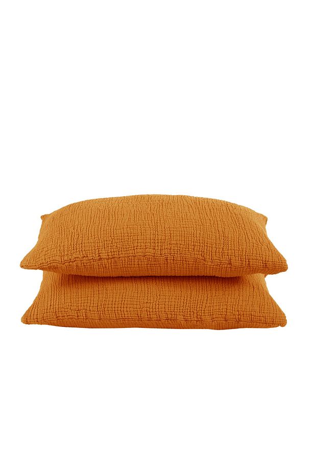 Camel Tek Kişilik 160x240cm Yatak Örtüsü/1 Adet 50x70cm Yastık 4 Katlı Multi Muslin %100 Pamuk - 2