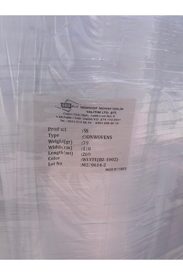 Buhar Dengeleyici Çatı Cephe Örtüsü 70 gram ( 220 M2/rulo 1.1 Mt X 200 Mt ) - 3