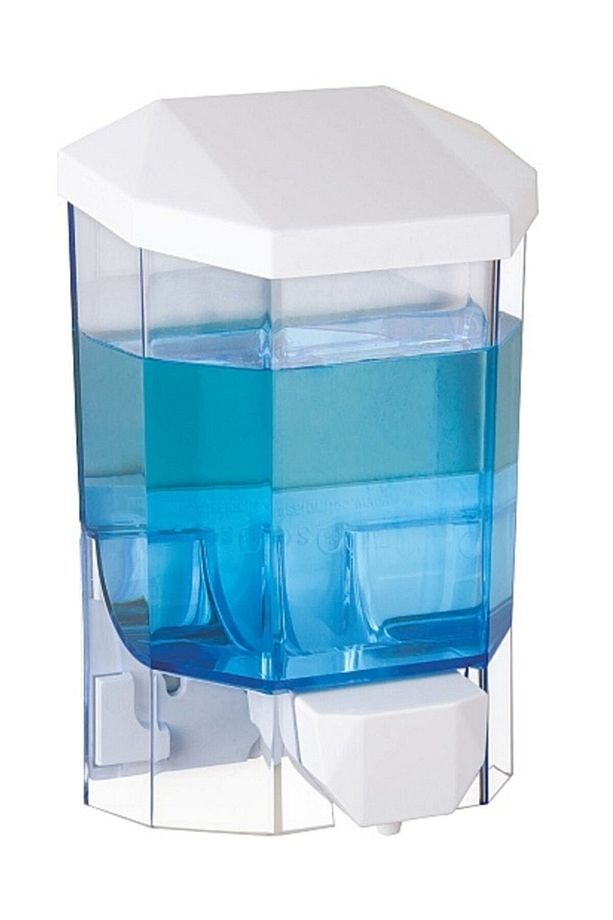 Plastik Şeffaf Sıvı Sabunluk Flosoft F032 500 Ml - 1