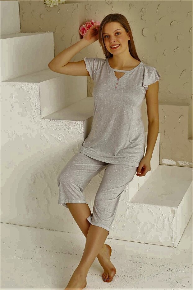 Bermuda Pijama Takımı - 5