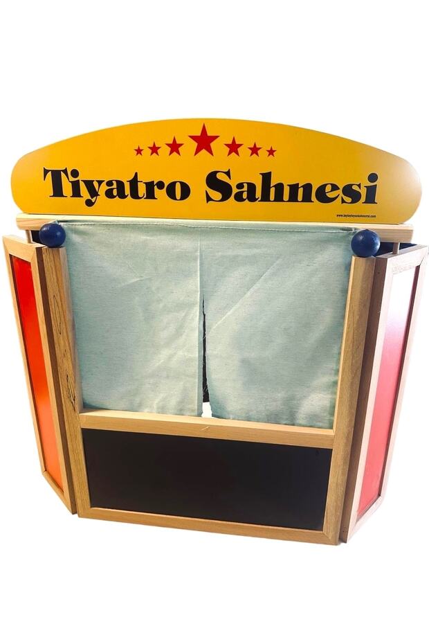Masaüstü Kukla Sahnesi Ahşap - 2