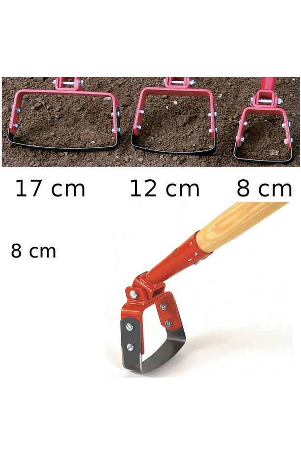 Gelgit Çapa 8 Cm Salınımlı Yabani Ot Temizleme El Çapası Sapsız - 3