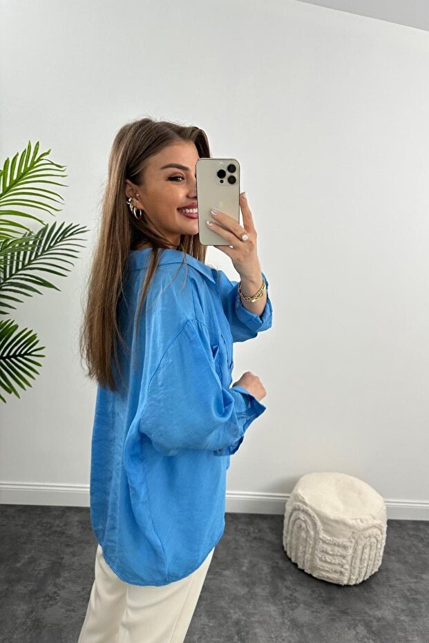 Lüx Kalite Basic Salaş Gömlek - 3