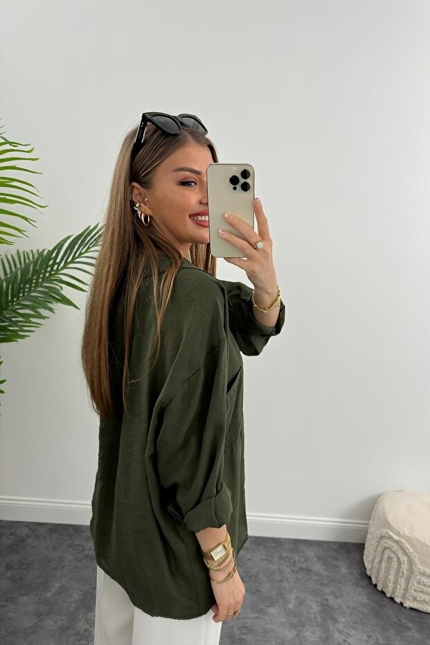 Lüx Kalite Basic Salaş Gömlek - 2