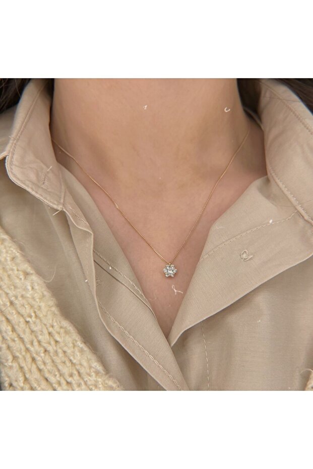 Mini Floral Kolye - 1