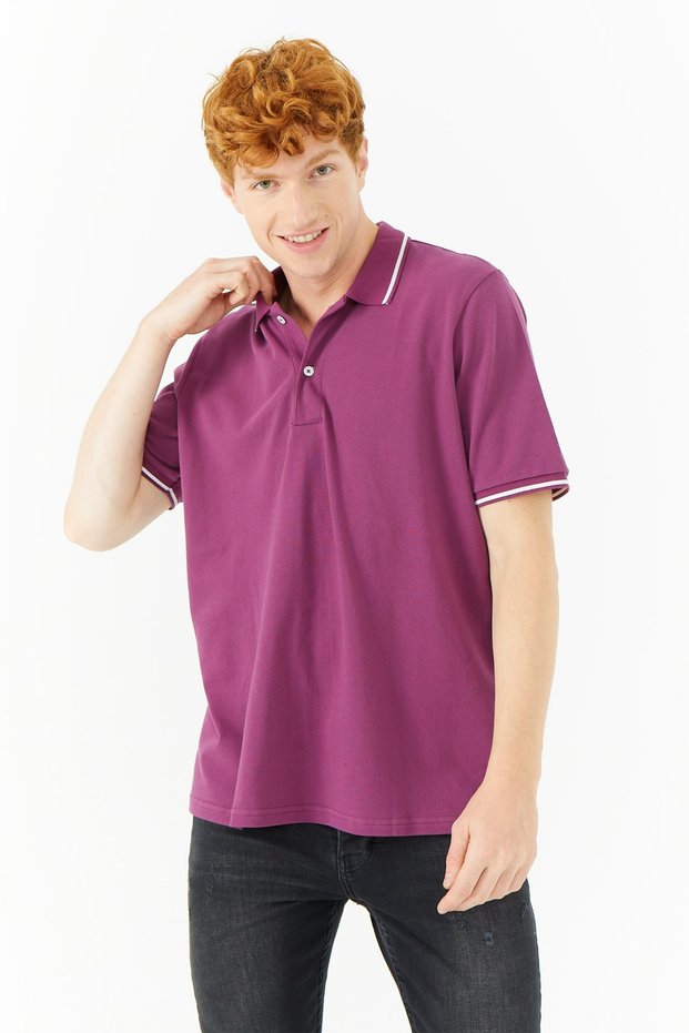 MEN'S POLO COLLAR T-SHIRT R-8713