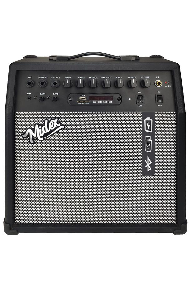 MGA-50USB-BT Elektro Gitar Amfisi 50 Watt USB Bluetooth Şarjlı 4 girişli - 1